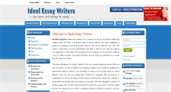 Desktop Screenshot of idealessaywriters.com